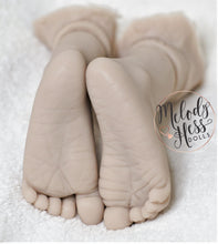 Load image into Gallery viewer, 1/4 Newborn Silicone Feet Only (Poured on Demand)
