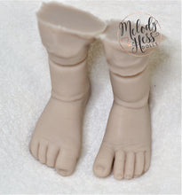 Load image into Gallery viewer, 1/4 Newborn Silicone Feet Only (Poured on Demand)

