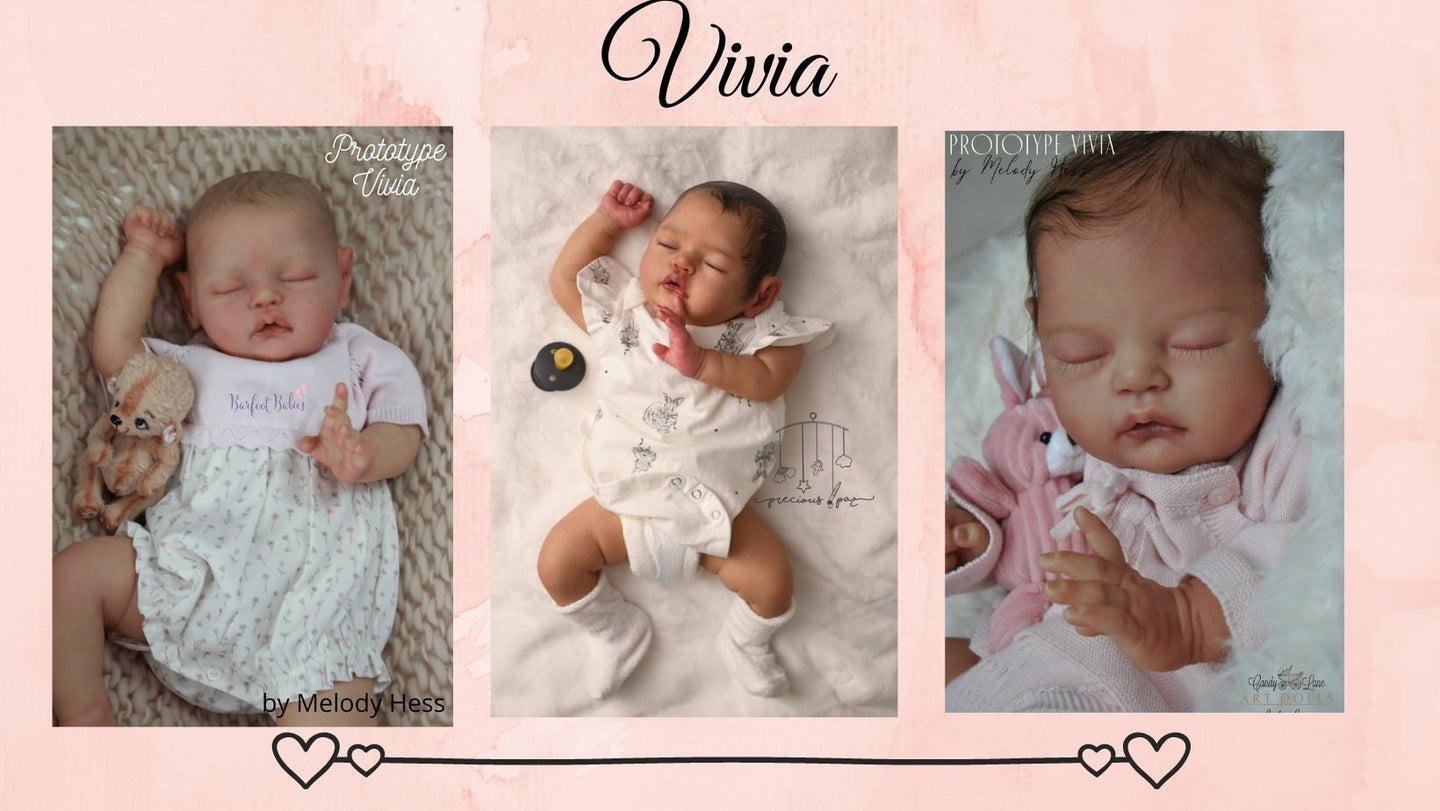 Vivia Vinyl Reborn Doll Kit